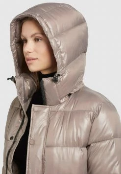 Khujo Femme CORINNA SHINY Veste D'hiver Taupe Glänzend 16 Khujo Femme CORINNA SHINY Veste D'hiver Taupe Glänzend -Khujo Soldes c675faef9b2d4c45802a51fe3b296a96