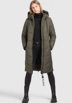 Khujo ARIBAY Veste D'hiver Dunkeloliv Femme -Khujo Soldes c6b02df65f20452e8b914def22490088