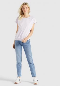 Khujo MARIKA T Shirt Imprimé Flieder Meliert Femme -Khujo Soldes c6d5d9d0ab1a4317ae124ad5c153f292