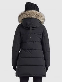 Khujo Femme MANTEL JARVANA Veste D'hiver Schwarz -Khujo Soldes c7032b481d0f47b4a4b46823c0a23874