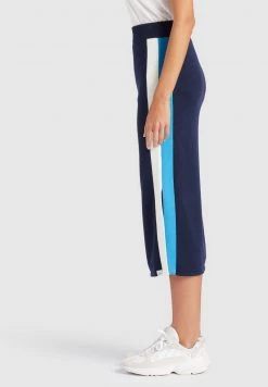 Khujo ROCK PRATA Jupe Crayon Blue/white Femme -Khujo Soldes c7ae9136d1924114b4cf1e11cf04dbd5