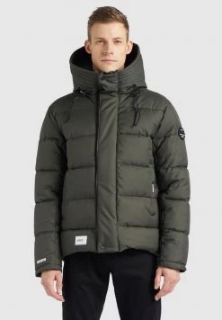 Khujo Homme SAVOR Veste D'hiver Dunkeloliv