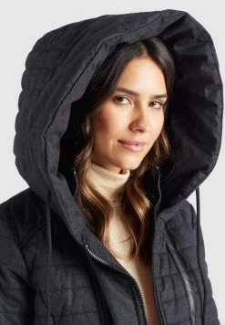 Khujo Femme MANTEL TOPSY2 Veste D'hiver Schwarz Weiß Meliert -Khujo Soldes ca10168d24514d7499d78ef0f17edef3