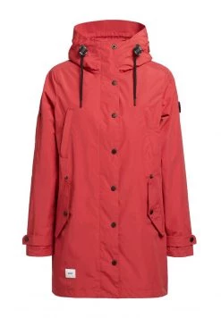 Khujo JELLE Parka Rot Femme -Khujo Soldes ca28f43d5ac04090b1a68a6323838ef3