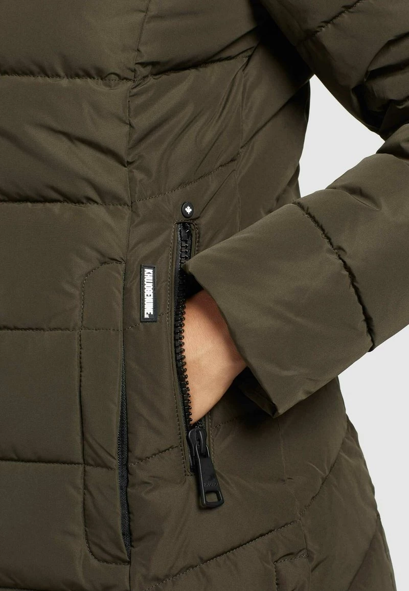Khujo DELINAS2 Veste D'hiver Dunkeloliv Femme 7 Khujo DELINAS2 Veste D'hiver Dunkeloliv Femme – Image 5