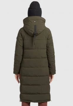 Khujo LIZZ Veste D'hiver Dunkeloliv Femme -Khujo Soldes cac583d9940649d39ae22e22f0af8108