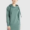 Khujo HALOUMA Robe De Jour Aqua Gewaschen Femme -Khujo Soldes cad063bc268a47fd9e8b3aeccdc229fe
