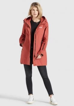 Khujo Femme ZULETIA Parka Rot -Khujo Soldes cae2ade018094a6c8adfcadcb95f9eb3