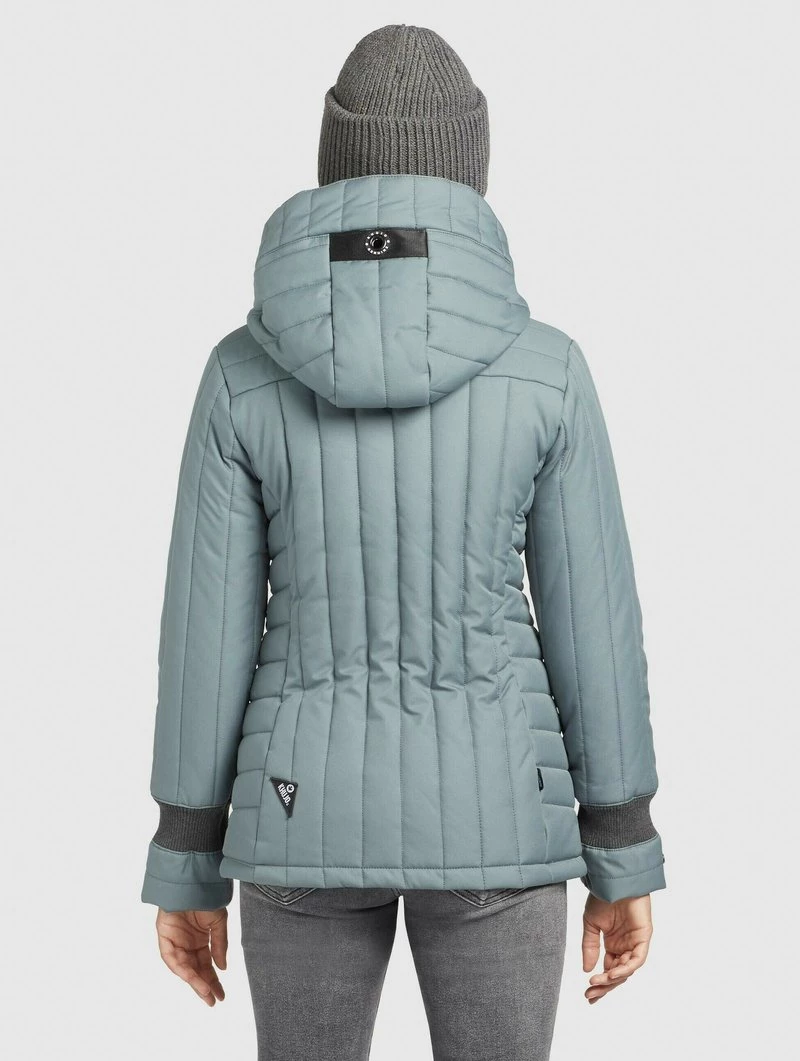 Khujo TWEETY PRIME5 Veste Mi Saison Blaugrau Femme 5 Khujo TWEETY PRIME5 Veste Mi Saison Blaugrau Femme – Image 3
