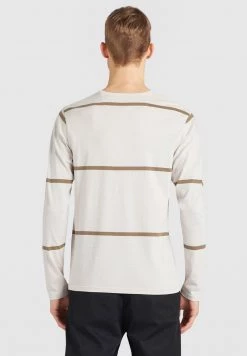 Khujo LUCIAN T Shirt à Manches Longues Beige Homme -Khujo Soldes cca33d4cea7f4a198eb34b321ea6bc47
