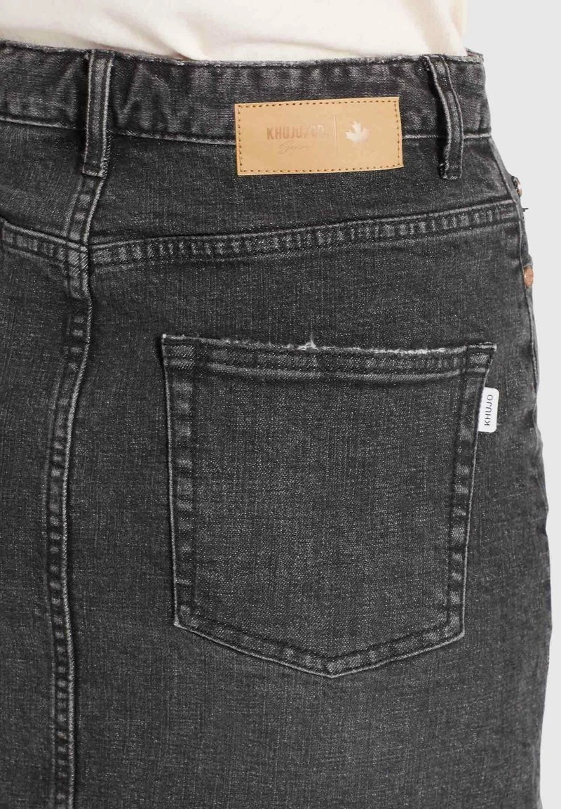 Khujo MAXIMA Jupe En Jean Schwarz Gewaschen Femme 10 Khujo MAXIMA Jupe En Jean Schwarz Gewaschen Femme – Image 8