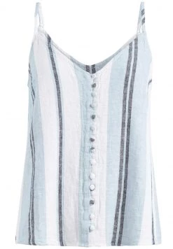 Khujo NESRIN Débardeur Blue Femme -Khujo Soldes d0c29ccdbf32423d8e546f0981bd502a