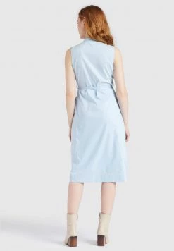 Khujo Femme THERES Robe Chemise Hellblau -Khujo Soldes d1987cf0697f48aa9ac5ab7c83dac0f8