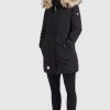 Khujo AKANDI Veste D'hiver Schwarz Femme -Khujo Soldes d1ea9a0dcf5e45f5918302c2c118cbdc