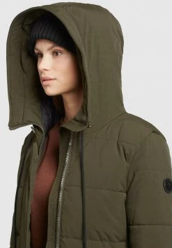 Khujo LIZZ Veste D'hiver Dunkeloliv Femme -Khujo Soldes d2d3ef9ad2bb4b7a8d6d6c229ae35b77