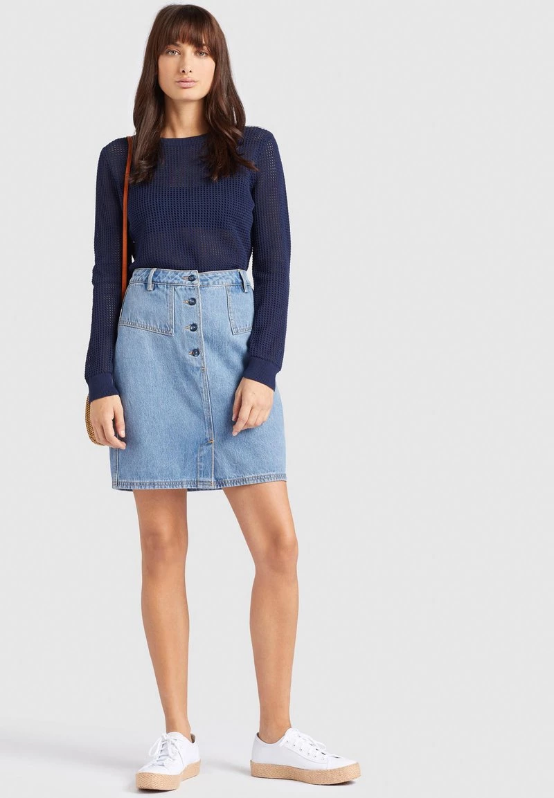 Khujo COSIMA Pullover Dark Blue Femme 4 Khujo COSIMA Pullover Dark Blue Femme – Image 2