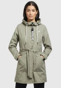 Khujo Femme LAUREN Trench Graugrün