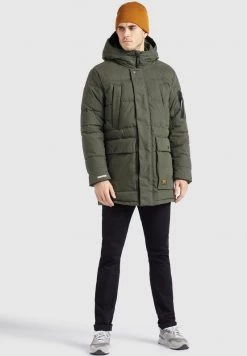 Khujo SHANCK Veste D'hiver Dunkeloliv Homme -Khujo Soldes d516f363dae74da29ab12539cd85f9d7