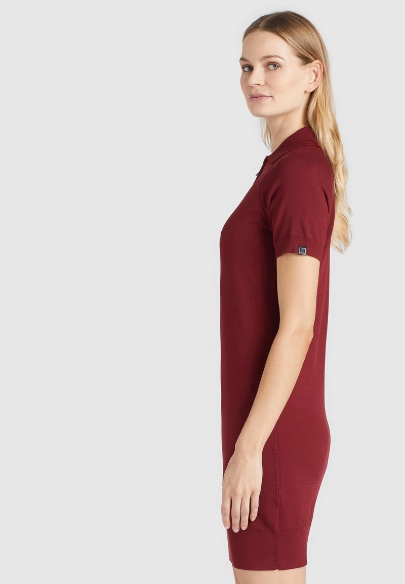 Khujo Femme PANNA Robe Pull Dunkelrot 6 Khujo Femme PANNA Robe Pull Dunkelrot – Image 4