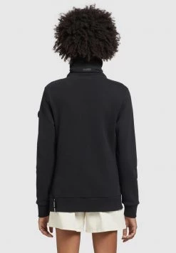 Khujo Femme Sweat à Capuche Zippé Schwarz -Khujo Soldes d5ad36e1b00e491289bb79e3cd5af081