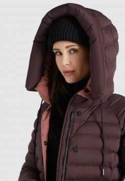 Khujo NIANA MATT Veste D'hiver Weinrot Femme -Khujo Soldes d6cc3184e0d543c9af6f58253ce52191