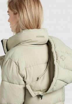 Khujo WENCKE MATT Veste D'hiver Blassgrün Femme -Khujo Soldes d6f11dd0e86d41788ef1314593374f36