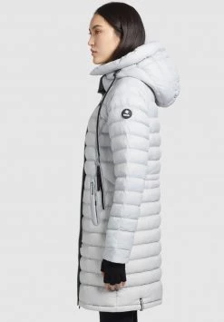 Khujo MANTEL NIANA SHINE Veste D'hiver Hellgrau Femme -Khujo Soldes d72ef9feae4f4033baf76dfaf5f80203