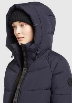 Khujo Femme ISIDORA Veste D'hiver Dunkelblau -Khujo Soldes d7cb8c5808684fde9ae07ce95f726f28
