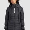 Khujo SHINE2 STRUCTURED Veste D'hiver Grau Femme -Khujo Soldes d8ce7cada9d940399a1fa36da53fc837
