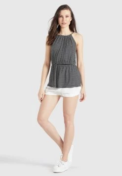 Khujo Femme VALDA Débardeur Schwarz Weiß Gestreift 19 Khujo Femme VALDA Débardeur Schwarz Weiß Gestreift -Khujo Soldes d8cee92ed5bd4ad59b5e7a878a324b29
