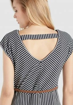 Khujo Femme LEIFA Robe De Jour Dunkelblau Weiß Gestreift -Khujo Soldes d9578bcc901d476fbd35311a786ffd2c