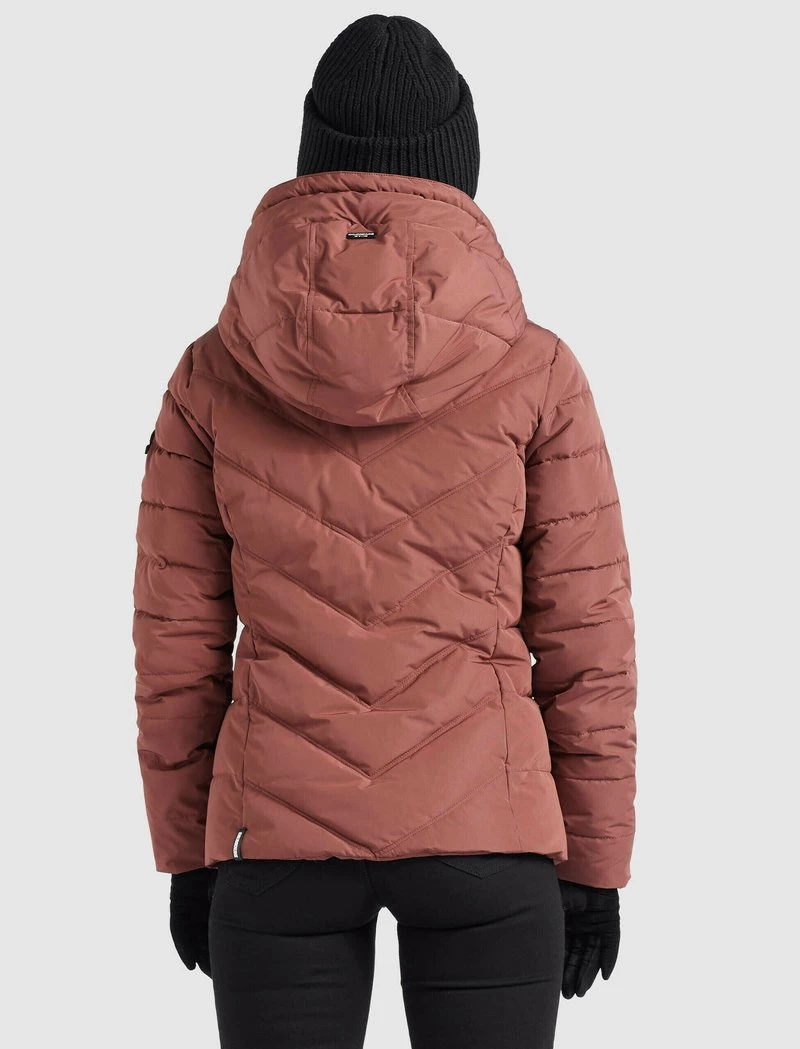Khujo EIJA2 Veste D'hiver Rosenholz Femme 5 Khujo EIJA2 Veste D'hiver Rosenholz Femme – Image 3
