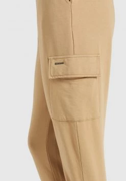 Khujo Femme STACI Pantalon De Survêtement Beige -Khujo Soldes da2fe66f76414f86bf61b3f37bd09ef9