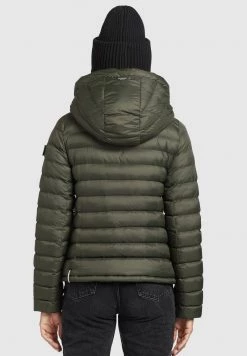 Khujo LOVINA2 SHINE Veste Mi Saison Dunkeloliv Femme -Khujo Soldes da59704e9020400faa625157538e7c96