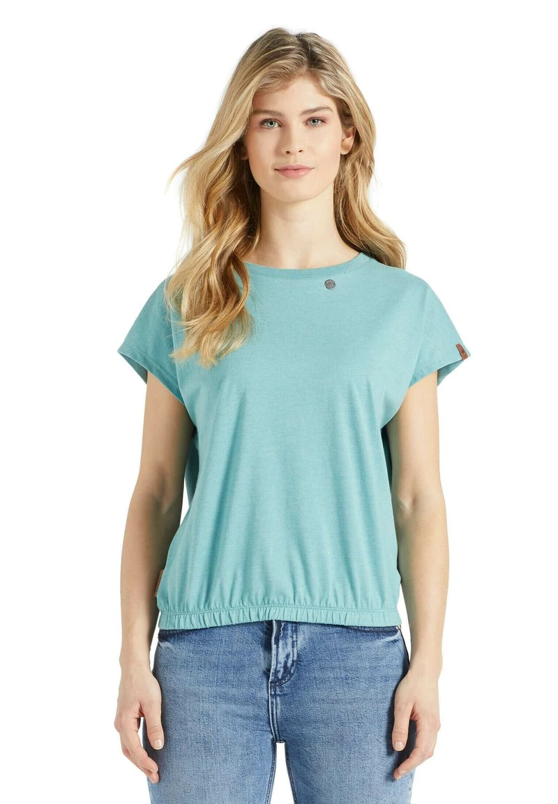 Khujo MARIKA T Shirt Imprimé Aqua Meliert Femme 11 Khujo MARIKA T Shirt Imprimé Aqua Meliert Femme – Image 9