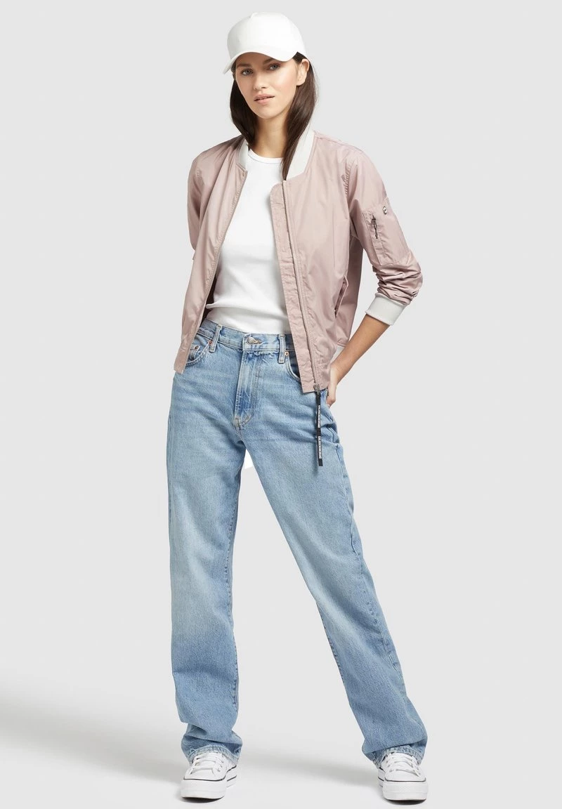 Khujo STENCE Blouson Bomber Blassrosa Femme 7 Khujo STENCE Blouson Bomber Blassrosa Femme – Image 5