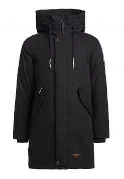 Khujo Homme HAAK Veste D'hiver Schwarz -Khujo Soldes db8e361535b74ca5a710800fb7778c03