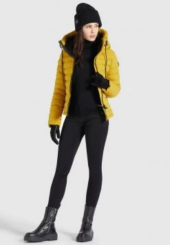 Khujo Femme LOVINA MATT Veste Mi Saison Gelb -Khujo Soldes dbadca0a4455495bb0c829e51e5d2c8a