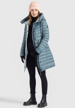 Khujo MANTEL NIANA SHINE Veste D'hiver Blaugrau Femme -Khujo Soldes dc369603c56b4e318c43cdfbed269177