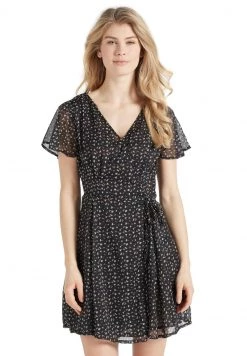 Khujo VARVARA Robe De Jour Black/blue Femme