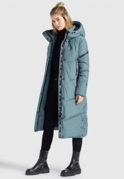 Khujo SONJE Veste D'hiver Blaugrau Femme -Khujo Soldes de88e737fe0f4fe8a5fa6e6793ce95f0