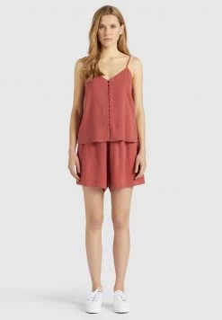 Khujo HANNI Débardeur Red Femme -Khujo Soldes de980137e468424a96bfbb3144503d1c