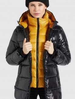 Khujo Femme AWINTA Veste D'hiver Schwarz