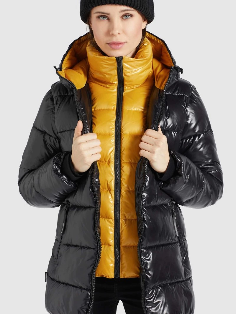 Khujo Femme AWINTA Veste D'hiver Schwarz 3 Khujo Femme AWINTA Veste D'hiver Schwarz