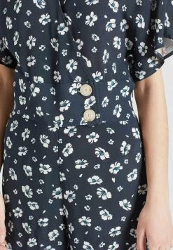 Khujo BORGIA Combinaison Blau Weiß Geblümt Femme -Khujo Soldes dff651dec68045d19295f25e2d4c7b6c