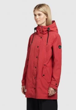 Khujo JELLE Parka Rot Femme -Khujo Soldes e0750fc7862547d785e098db7ba2668a