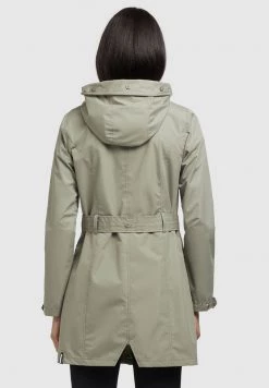 Khujo Femme LAUREN Trench Graugrün -Khujo Soldes e09d612ff99d4022a8e0c17833151a4a