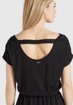 Khujo DOREEN Robe Longue Schwarz Femme -Khujo Soldes e0b2e1bb7d5d487082faaa3ee671069d