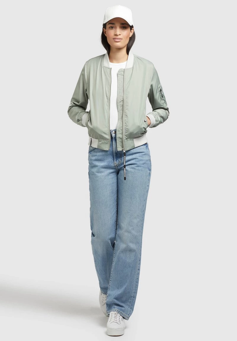Khujo Femme STENCE Blouson Bomber Grey 4 Khujo Femme STENCE Blouson Bomber Grey – Image 2