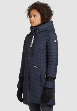 Khujo Femme MANTEL TOOTS STRUCTURED Veste D'hiver Dunkelblau -Khujo Soldes e2dad2918d7840a0af9675c55bb0b59c